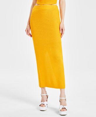 Bar Iii Womens Crochet Midi Skirt, Created for Macys product image