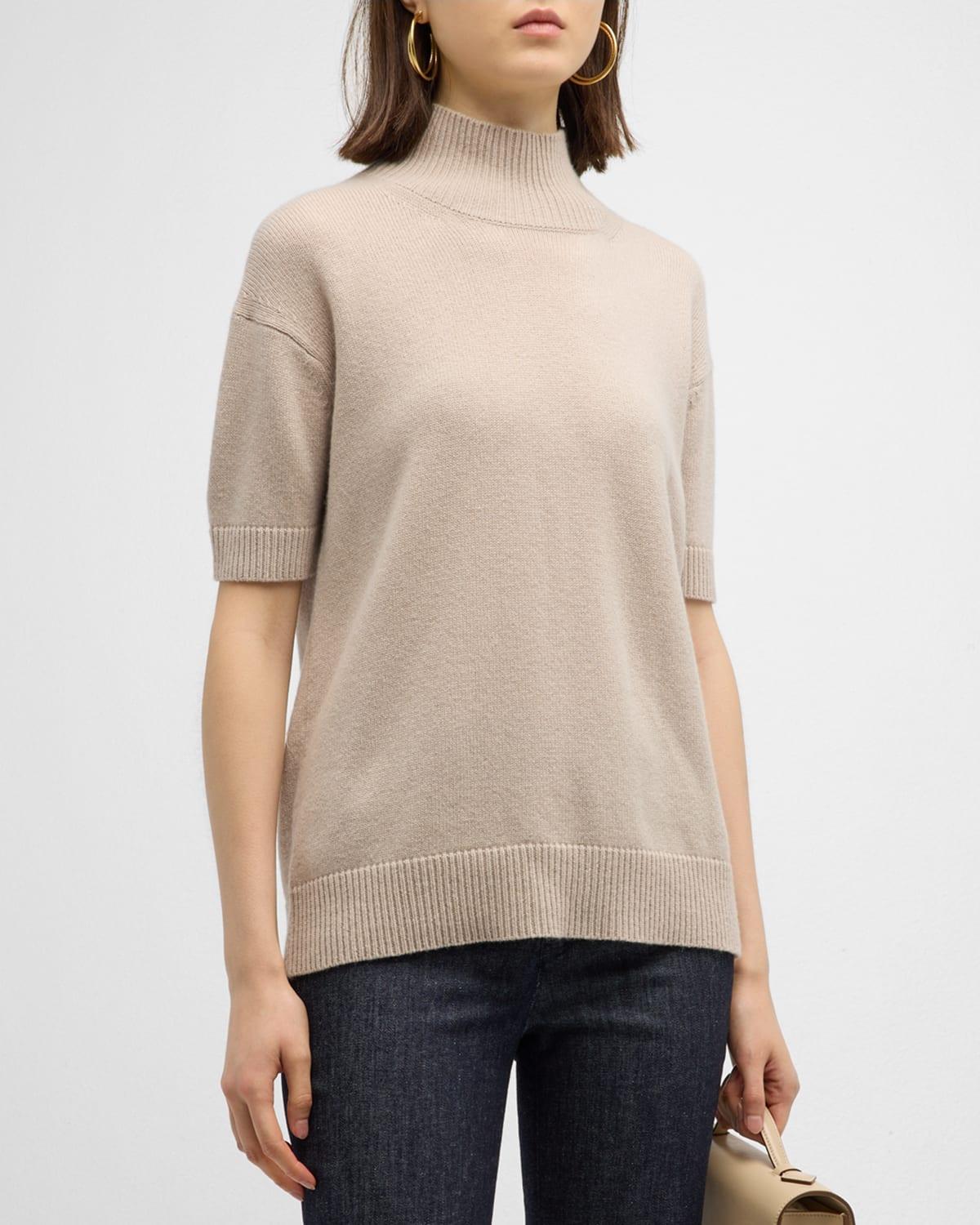 Paola High-Neck Wool Cashmere Sweater Product Image