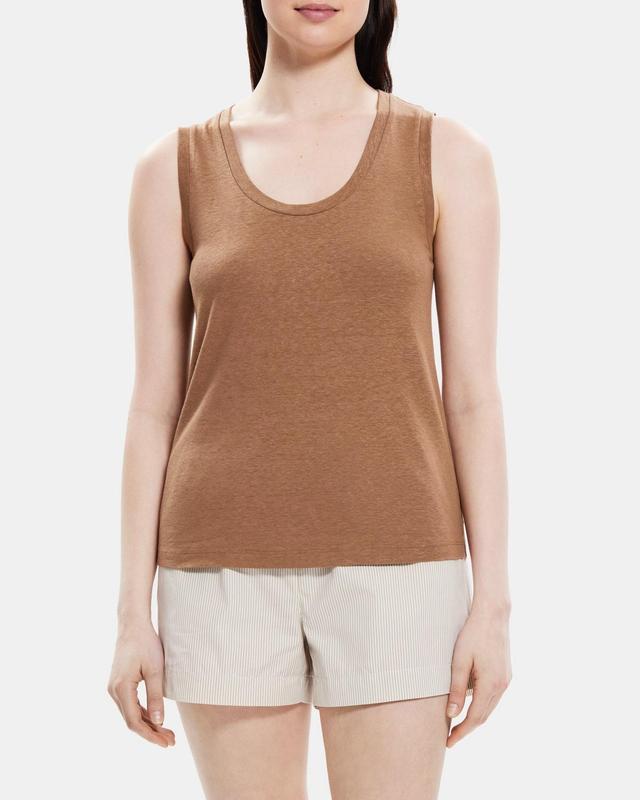 Easy Tank in Linen-Blend Product Image