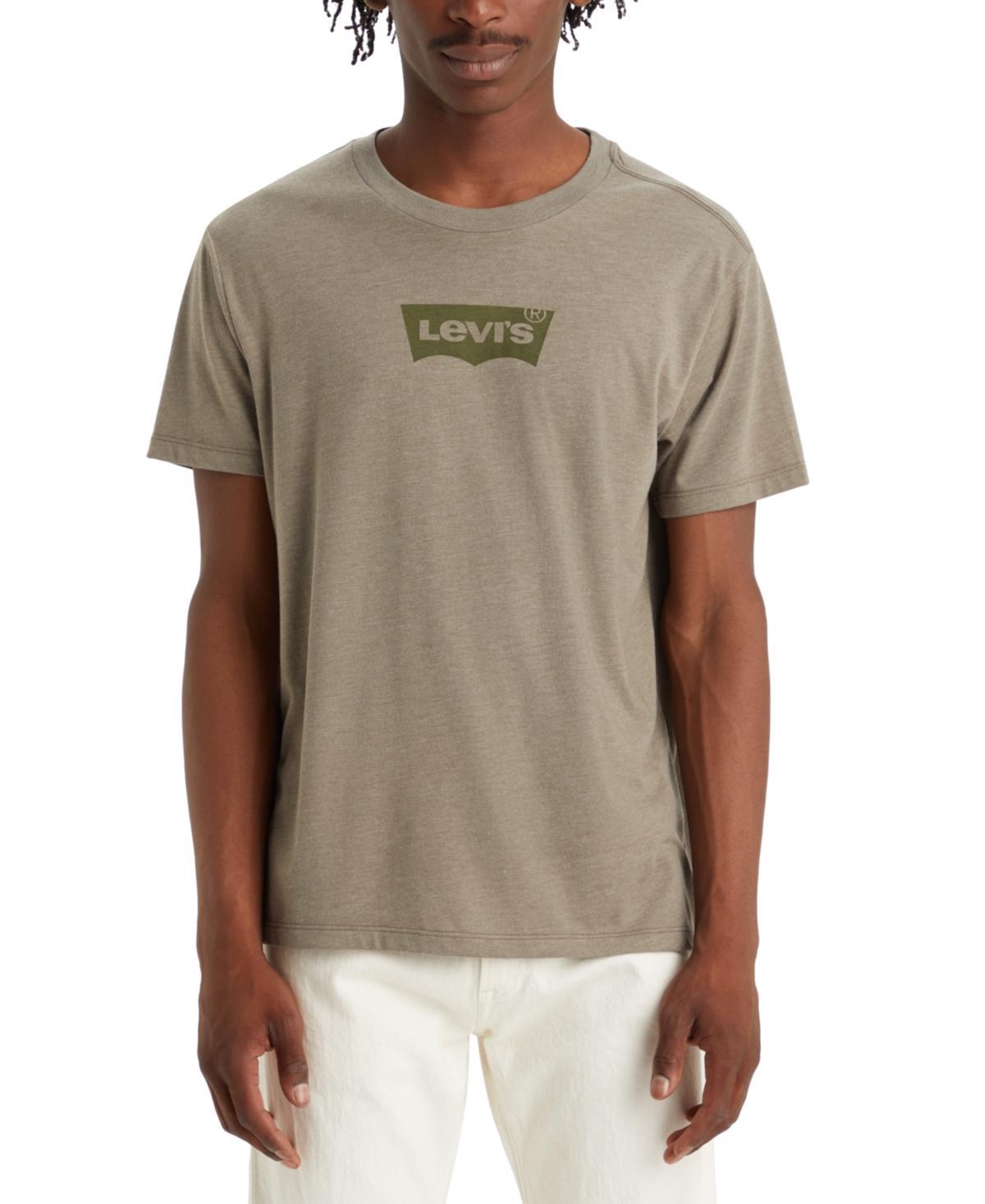 Levis Mens Classic-Fit Batwing Logo Short Sleeve Crewneck T-Shirt Product Image