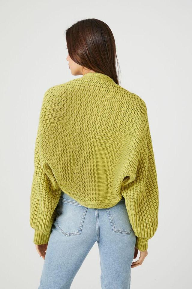 Batwing Open-Front Cardigan Sweater | Forever 21 Product Image