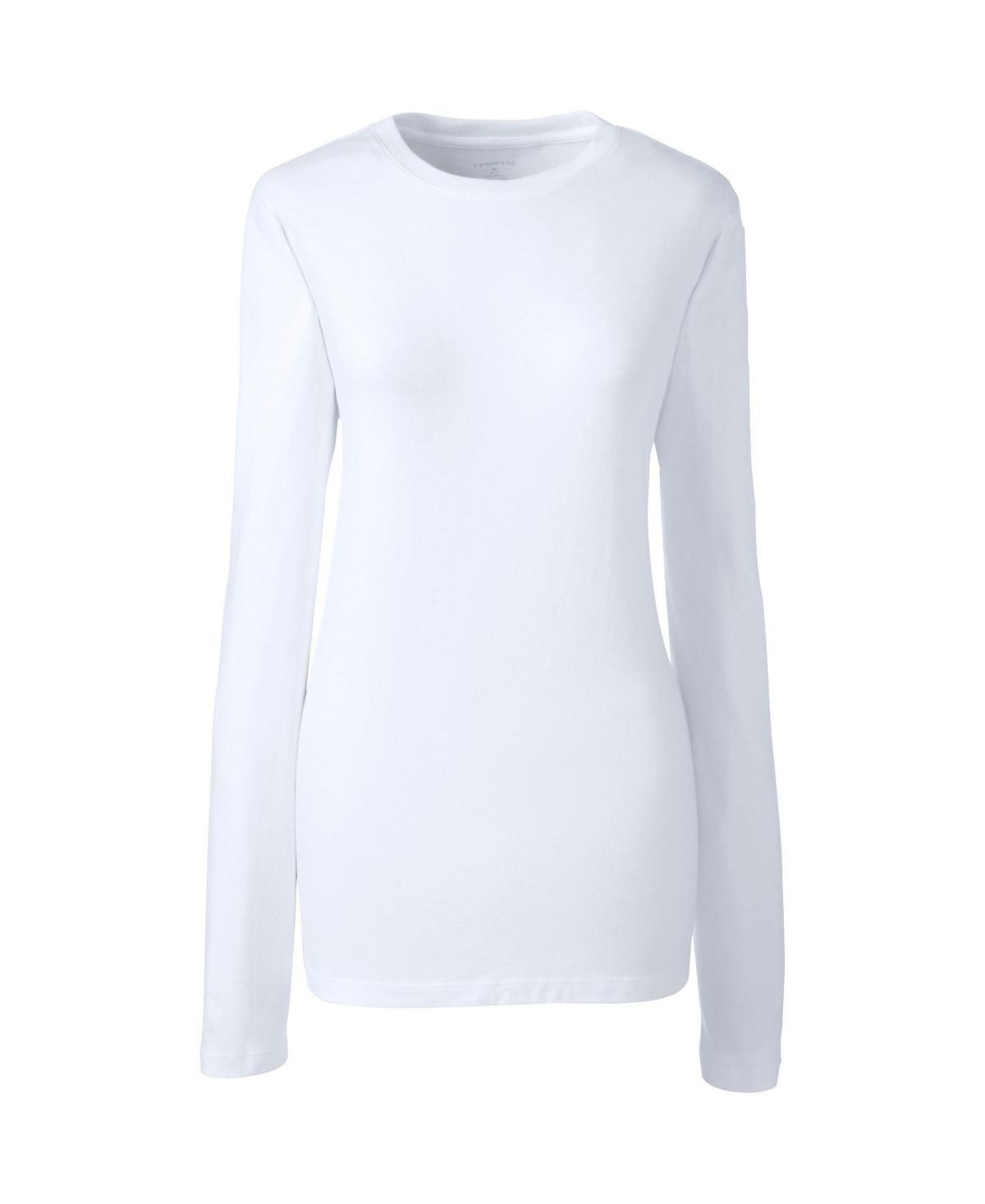 Womens Lands End School Uniform Long Sleeve Essential T-shirt product image