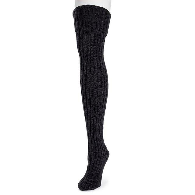 Womens MUK LUKS Chunky Ribbed Over the Knee Socks Product Image