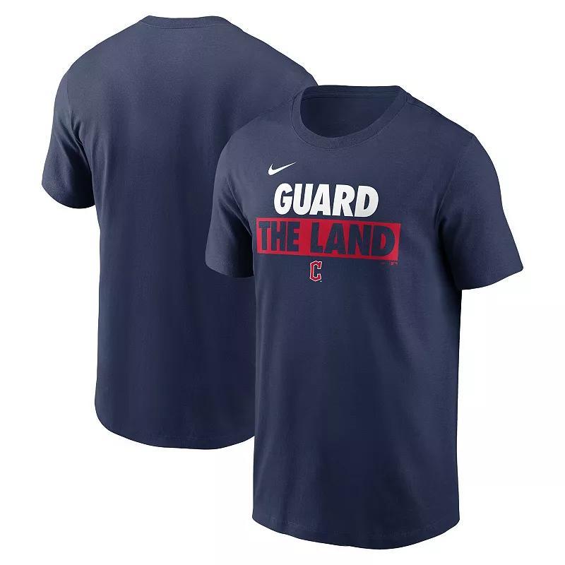 Mens Nike Cleveland Guardians Rally Rule T-Shirt Blue Product Image