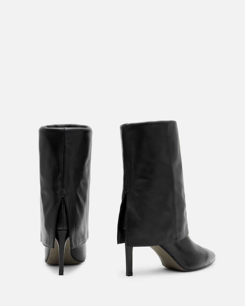 Odyssey Knee High Folding Leather Boots Product Image