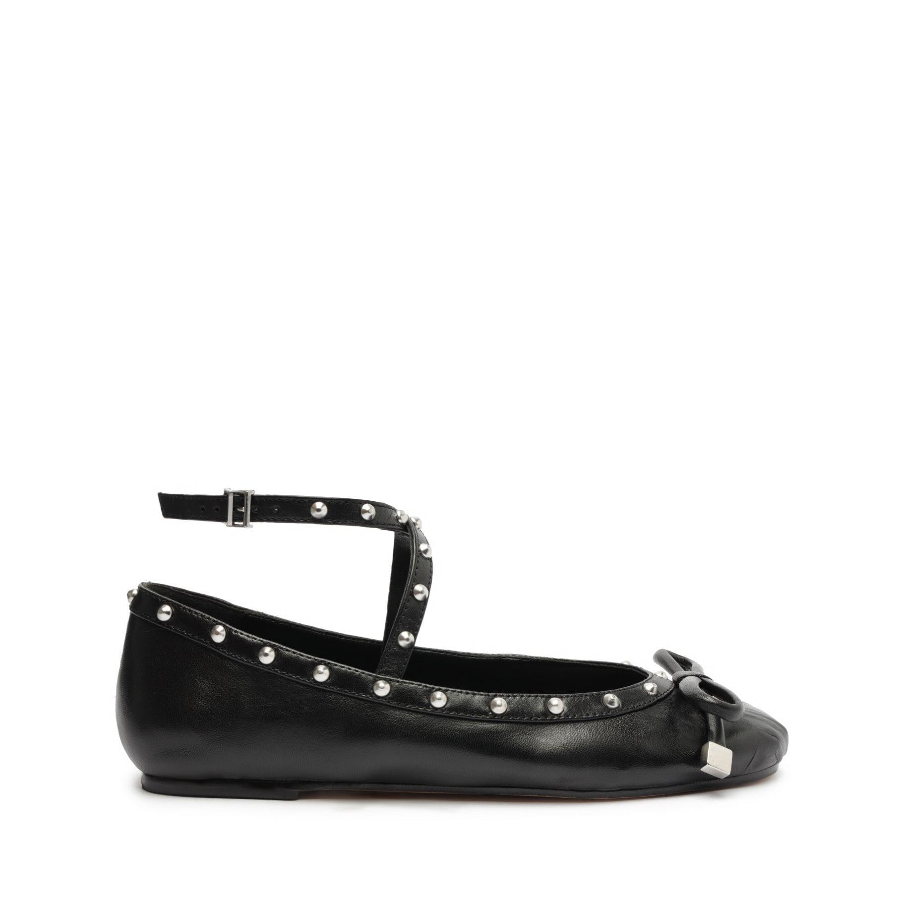 Larissa Nappa Leather Flat Female Product Image