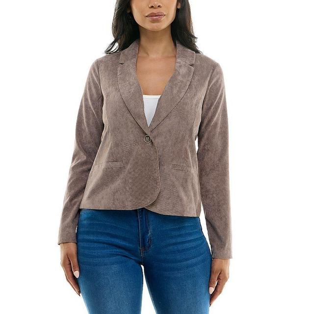 Womens Nina Leonard Cropped Blazer Jacket Product Image