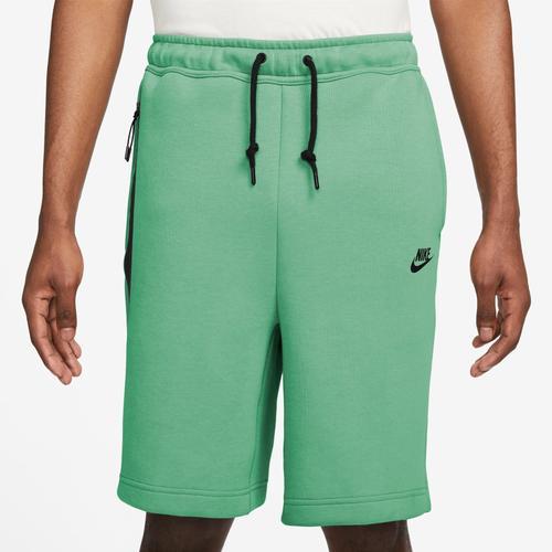 Nike Mens Nike Tech Fleece Shorts - Mens Spring Green/Black Product Image