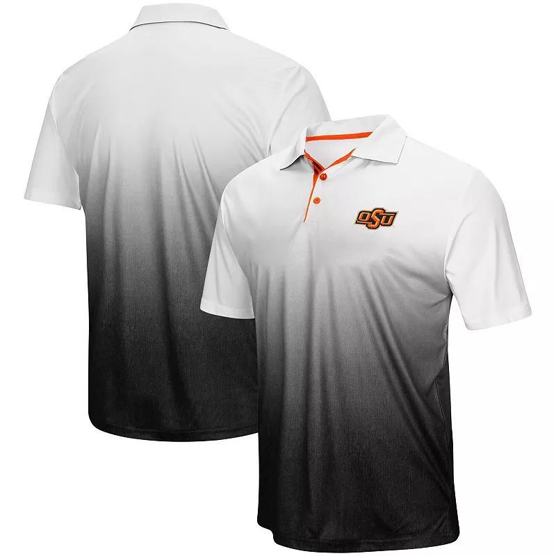 Mens Colosseum Gray Oklahoma State Cowboys Magic Team Logo Polo Product Image