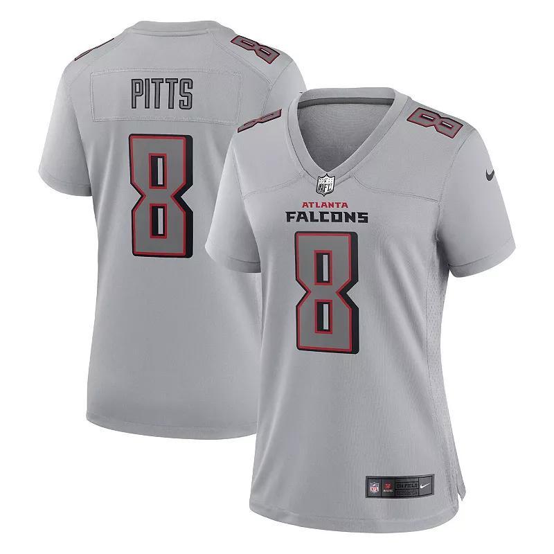 Womens Nike Kyle Pitts Gray Atlanta Falcons Atmosphere Fashion Game Jersey Product Image