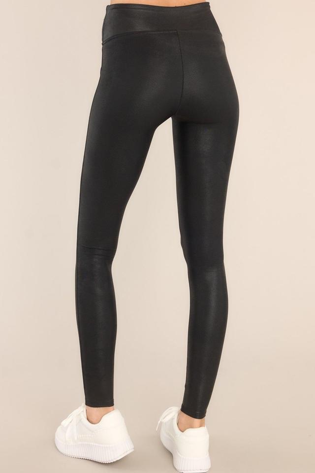 Spanx Black Faux Leather Leggings Product Image