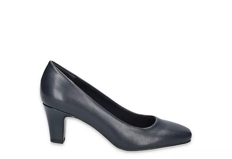 Easy Street Poet Womens Square Toe Pumps Blue Product Image