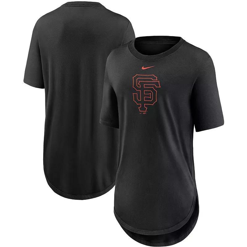 Womens Nike San Francisco Giants Mascot Outline Weekend Tri-Blend T-Shirt Product Image