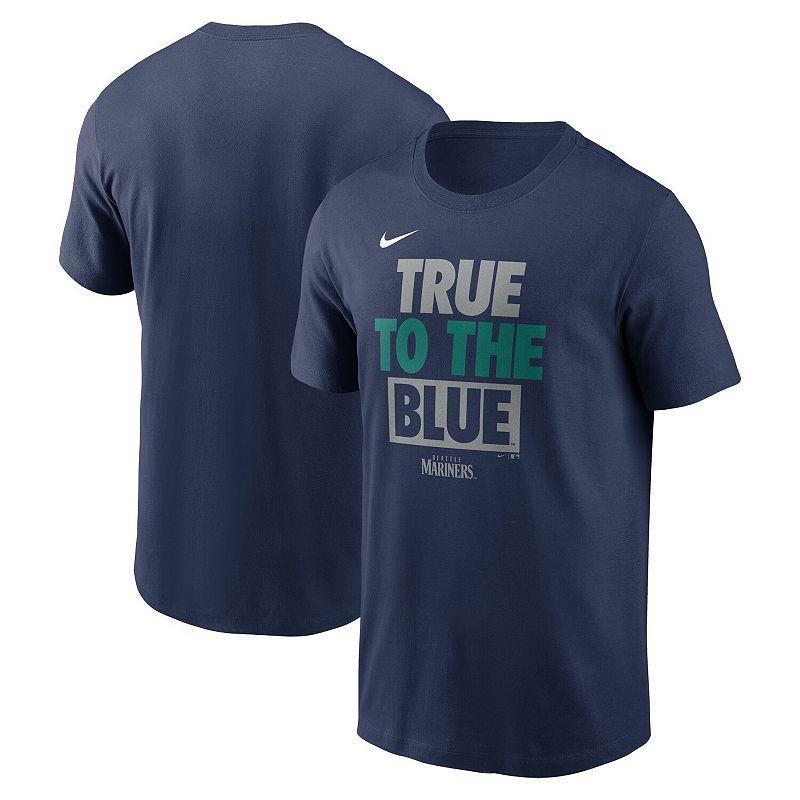 Mens Nike Navy Seattle Mariners Rally Rule T-shirt Product Image