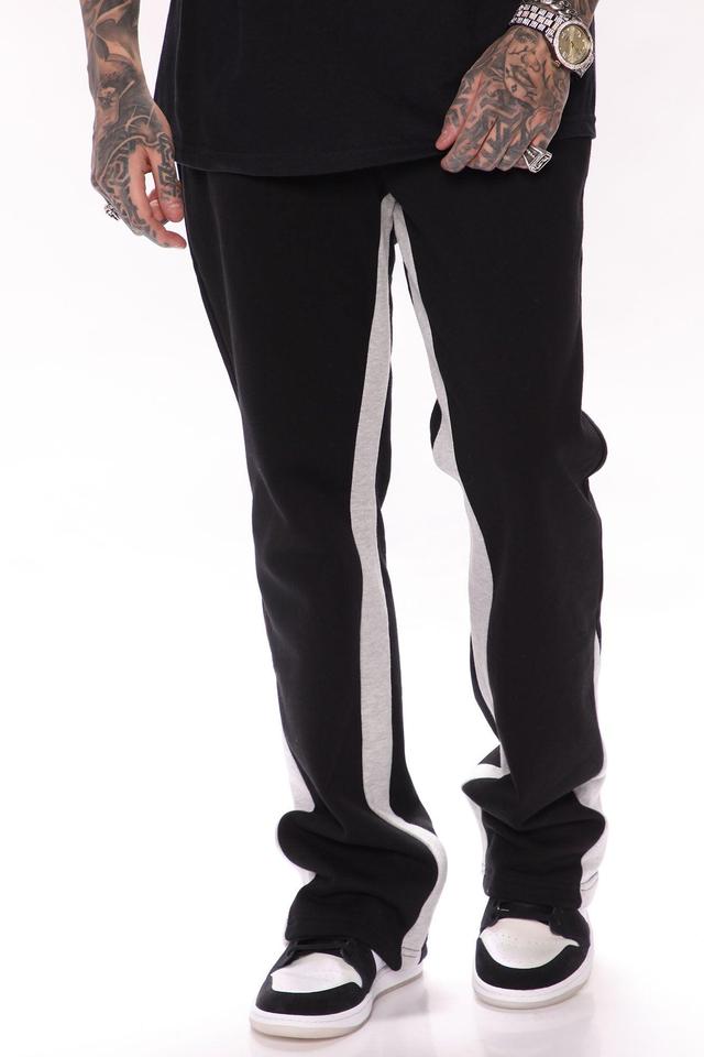 Tyson Flared Sweatpants - Black Product Image