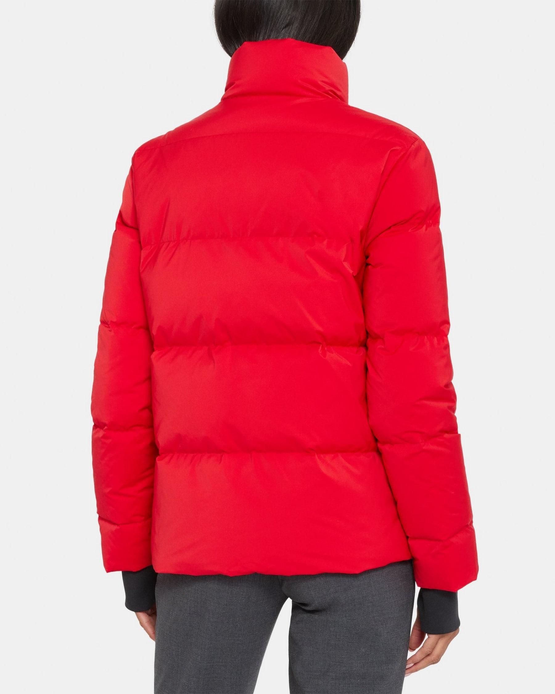 Stand-Collar Puffer Coat in City Poly Product Image