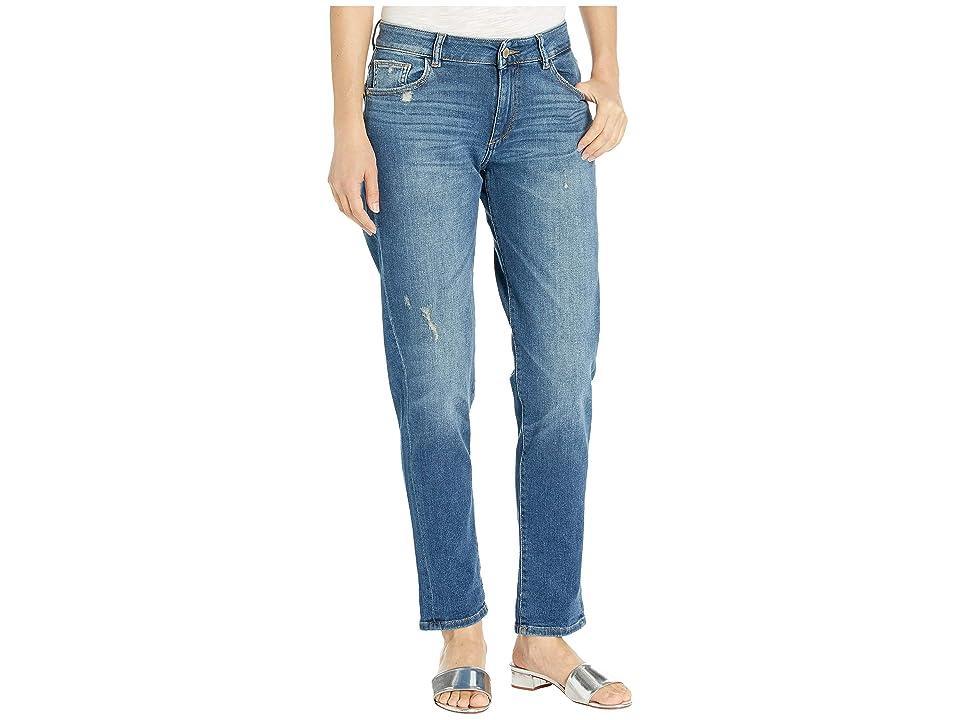 DL1961 Riley Mid-Rise Boyfriend Jeans in Adams (Adams) Women's Jeans product image