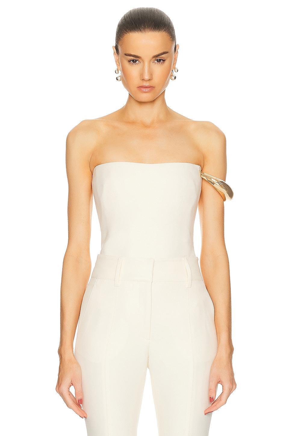 Gabriela Hearst Laurel Top in Cream Product Image