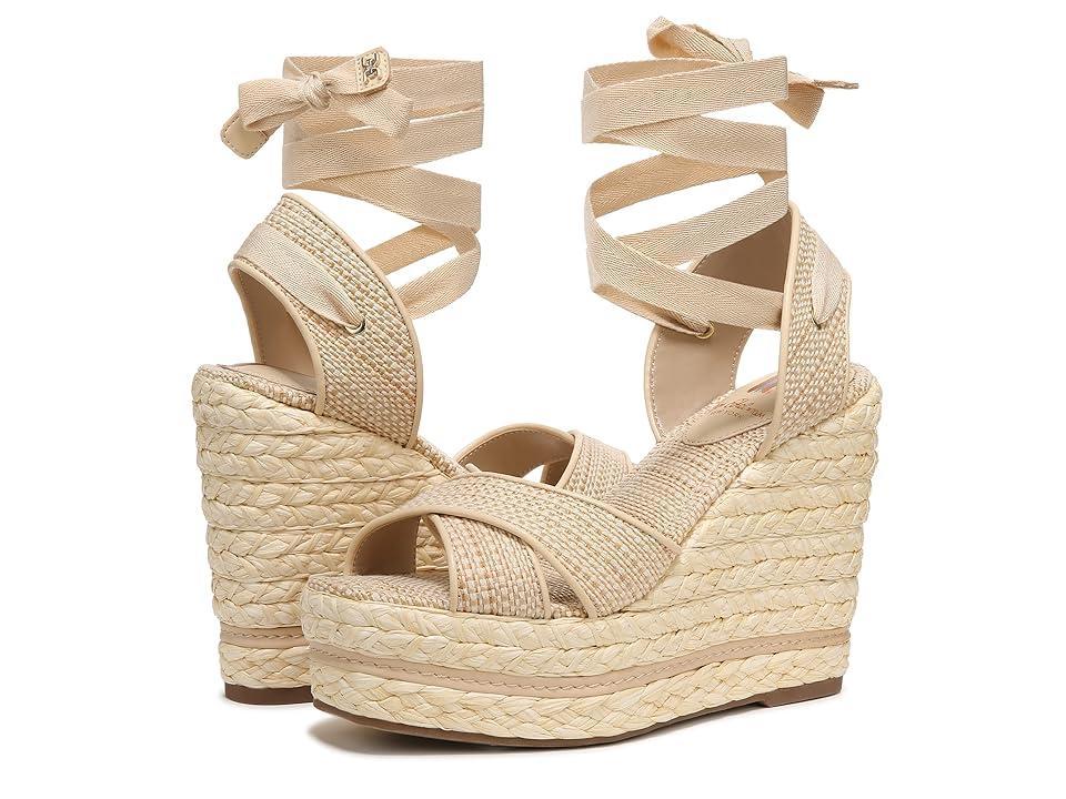 Sam Edelman Vaughn Ankle Wrap Espadrille Platform Wedge Sandal Product Image