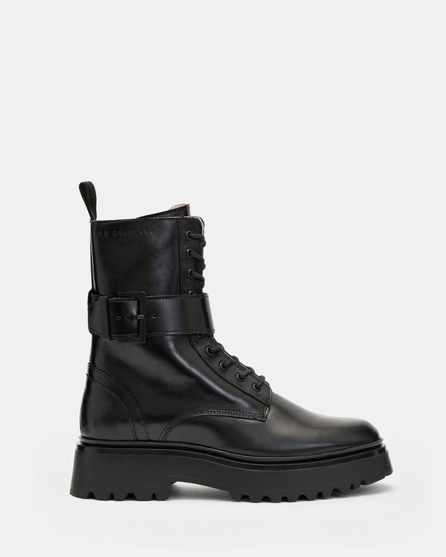 AllSaints Onyx Leather Boots Product Image