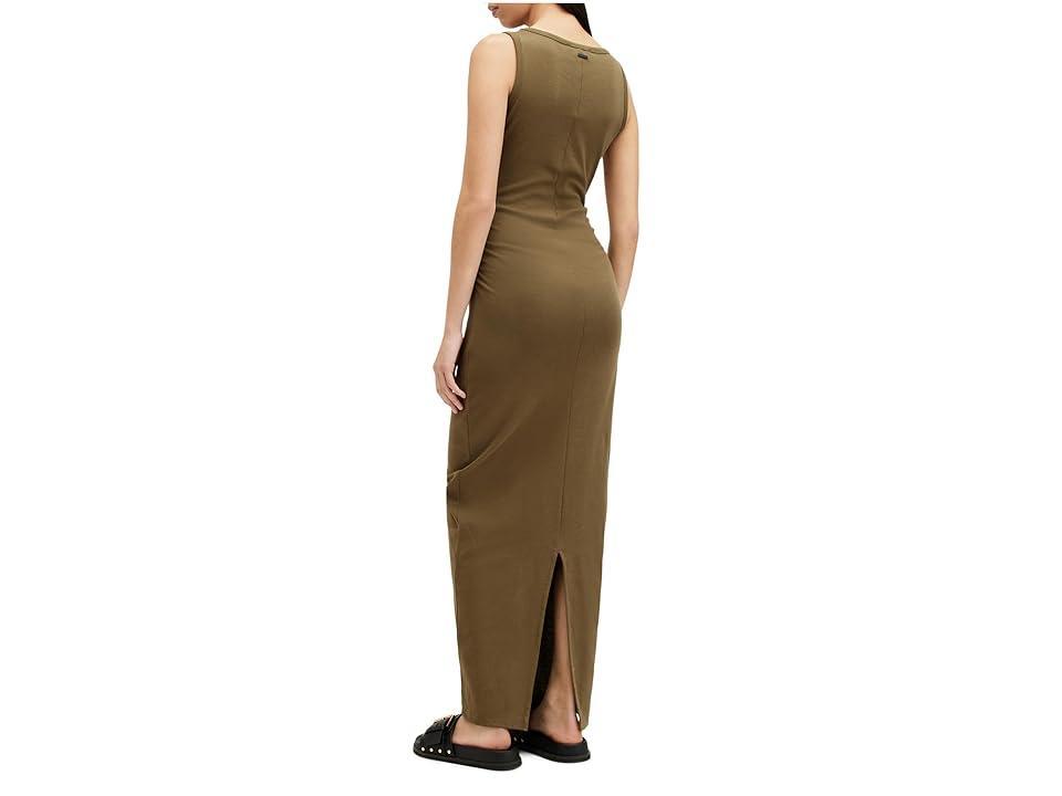 AllSaints Katarina Dress Green) Women's Dress Product Image