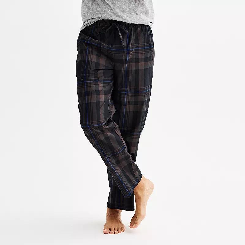 Men's Sonoma Goods For Life® Woven Pajama Pants, Size: Large, Blue Checks Product Image