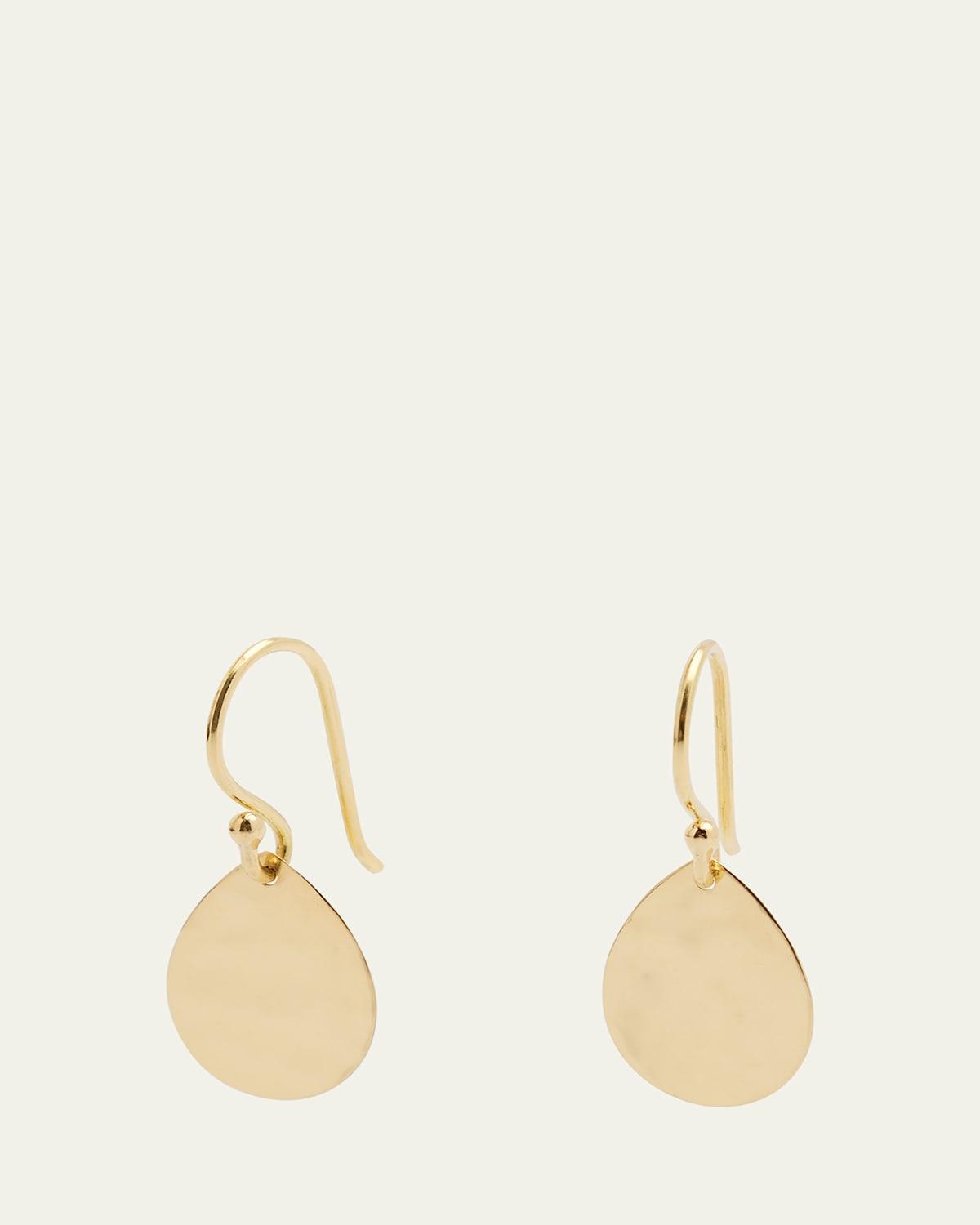 Ippolita 18K Yellow Gold Classico Crinkle Drop Earrings Product Image