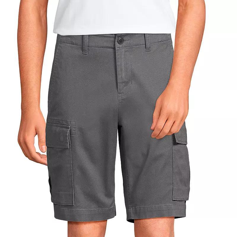 Mens Lands End Comfort First Knockabout Cargo Shorts Radiant Blue Product Image