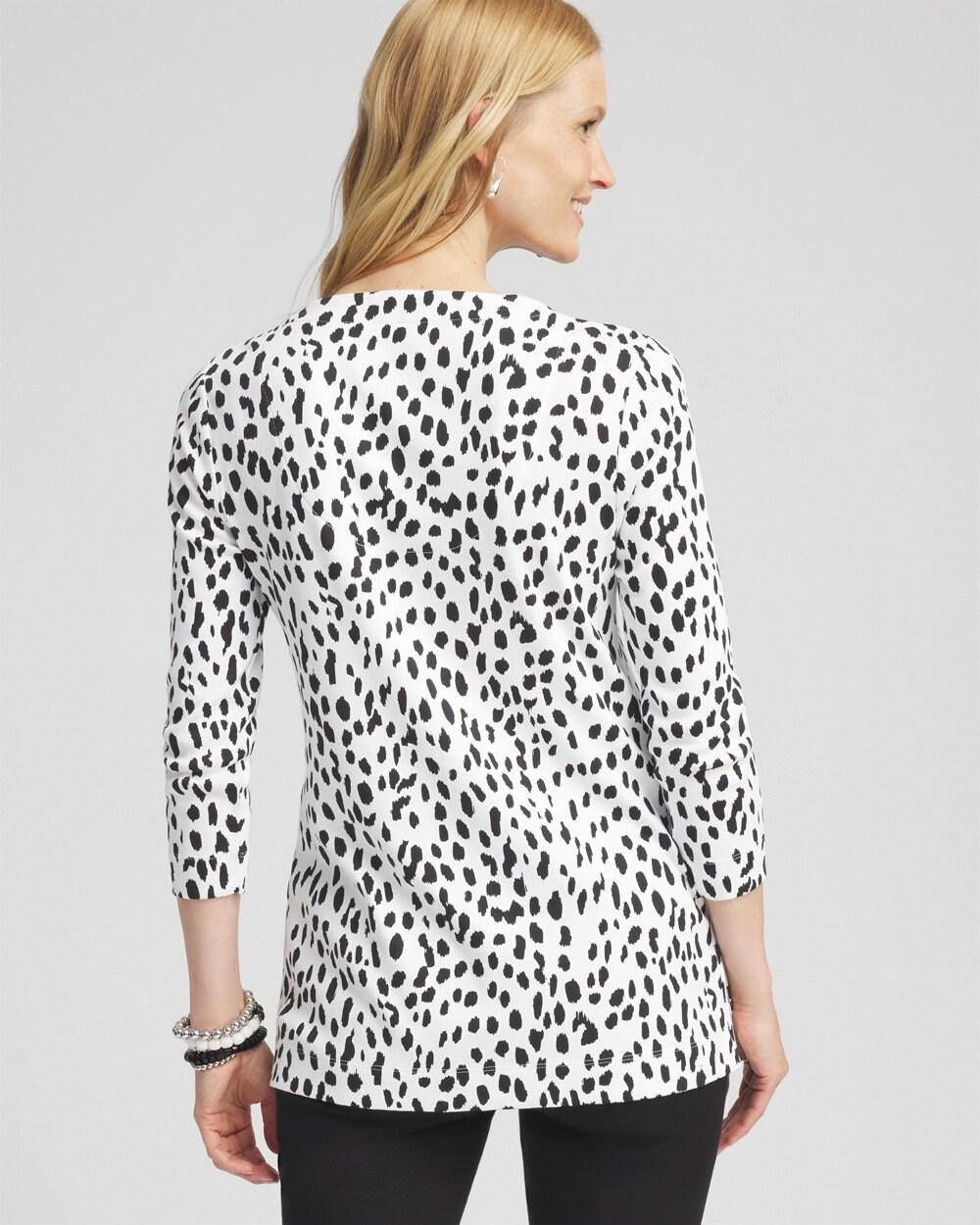 Dots V-neck Tunic Product Image