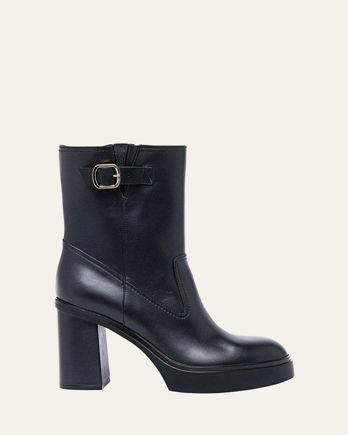 Womens Libra 75MM Leather Boots Product Image