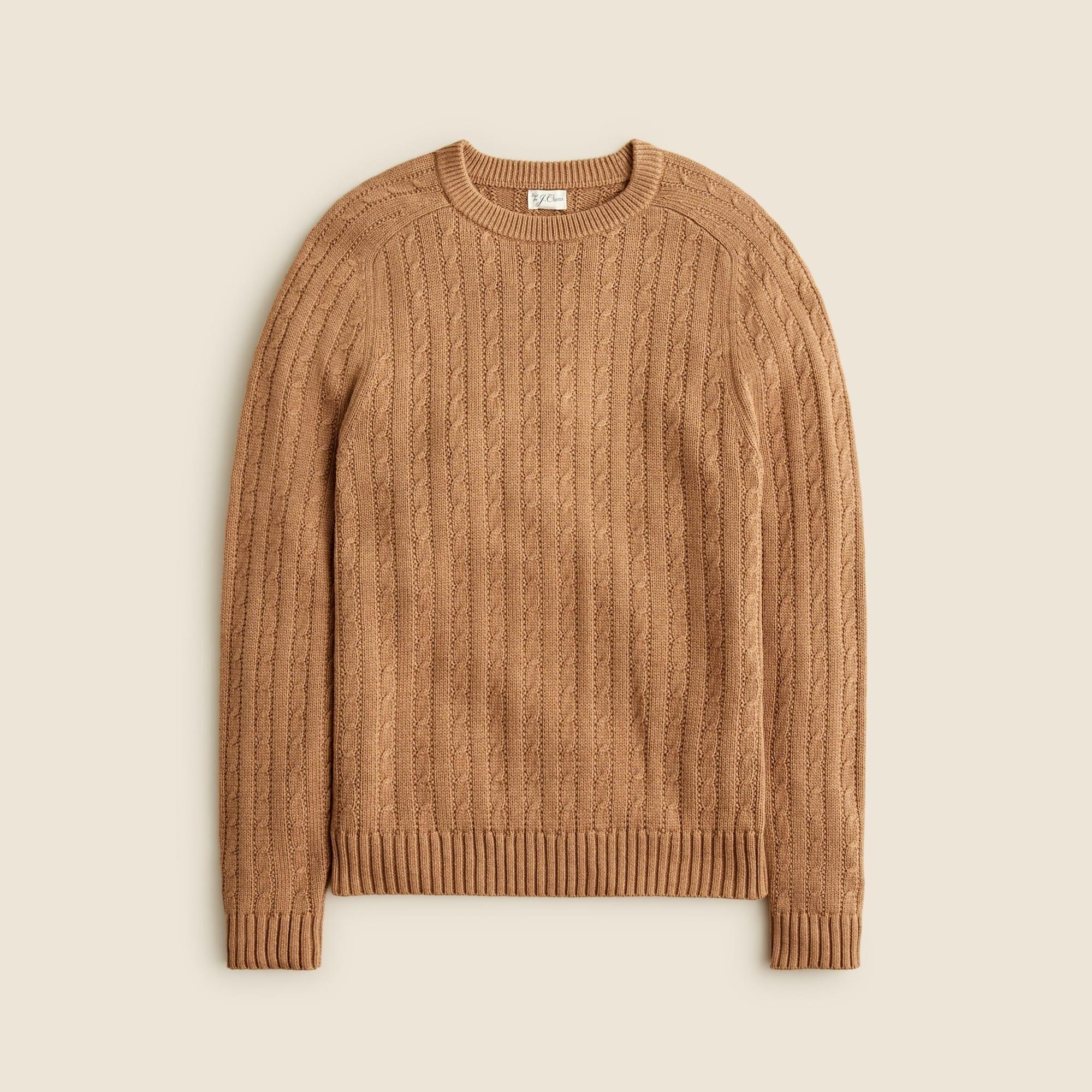 Heritage cotton cable-knit sweater Product Image