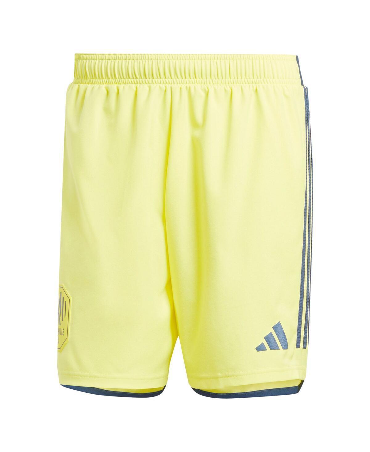 Mens adidas Yellow Nashville SC 2024 Home AEROREADY Authentic Shorts Product Image