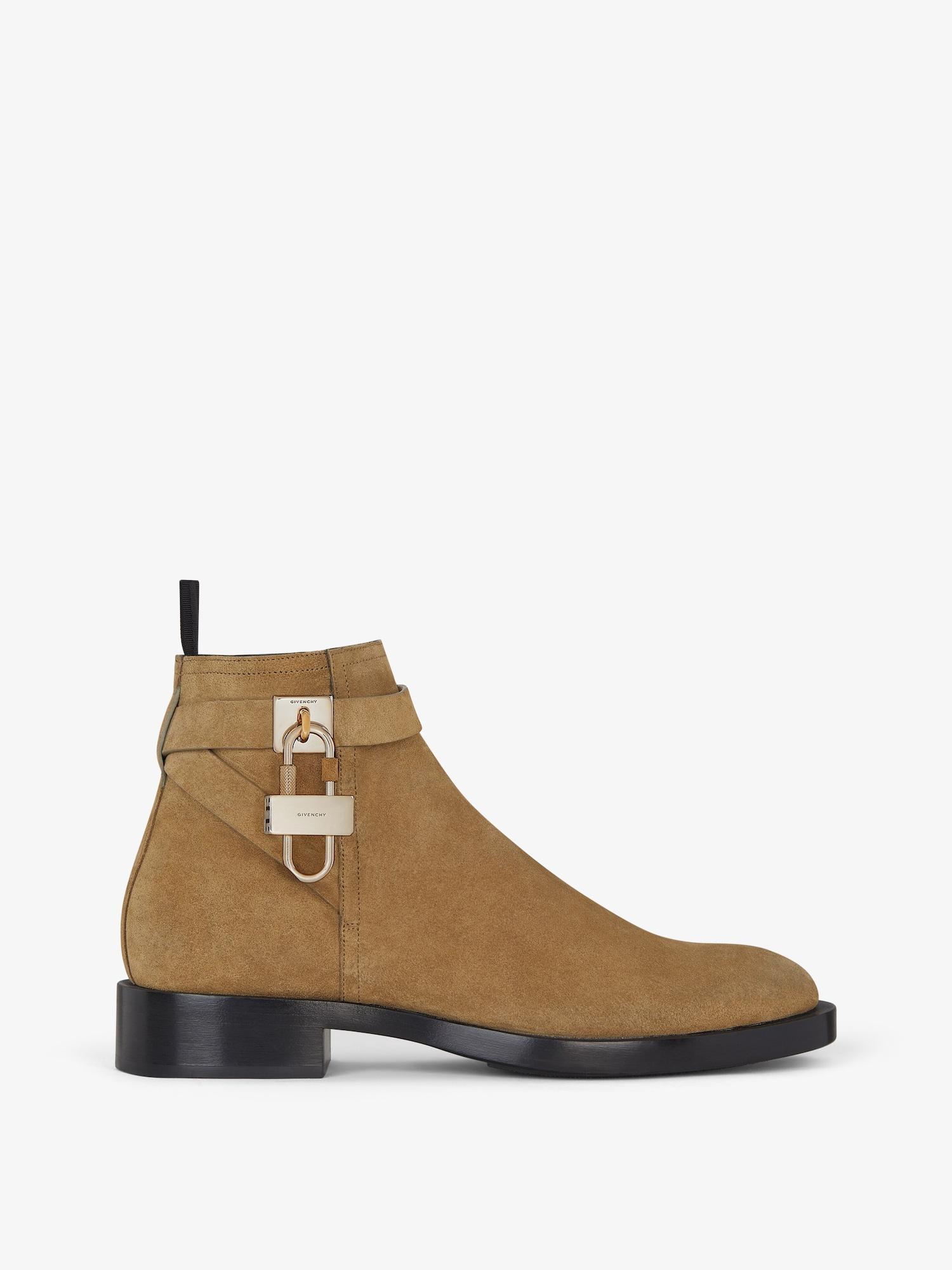 Lock ankle boots in suede product image