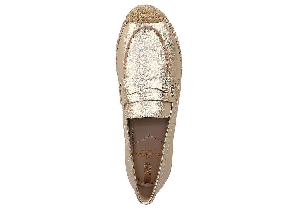 Womens Kai Metallic Leather Espadrille Loafers Product Image