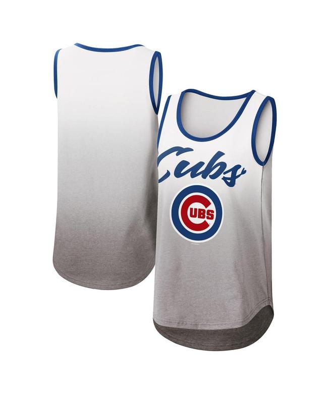 Women's G-III 4Her by Carl Banks White Chicago Cubs Logo Opening Day Tank Top Product Image