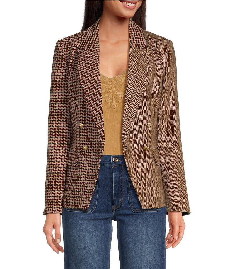 Sam Edelman Collared Long Sleeve Button Down Statement Blazer Product Image