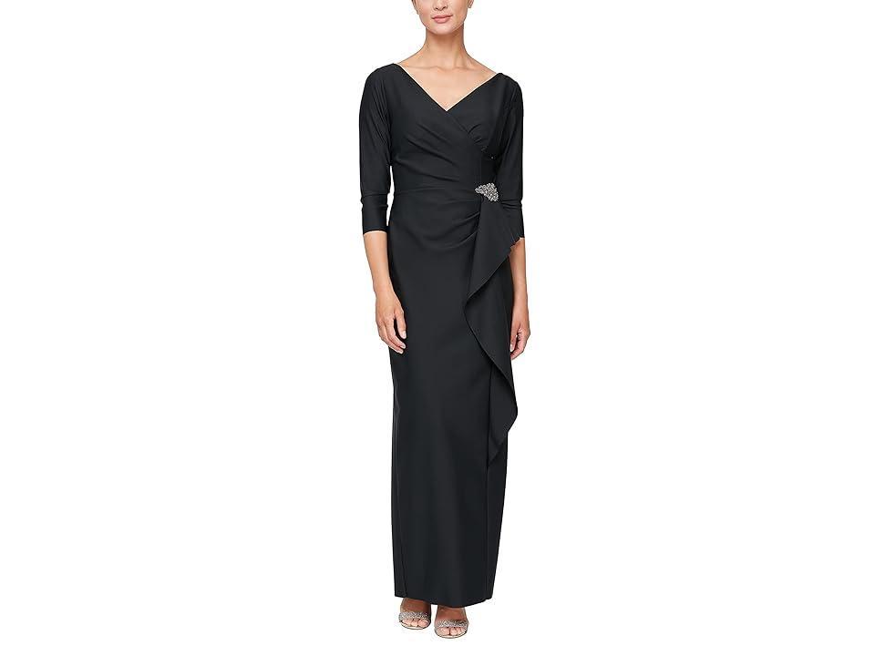 Alex Evenings Ruched Column Dress Product Image