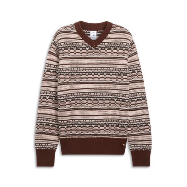 PUMA x THE BROOKLYN CIRCUS Men's Knitted V-Neck Sweater Product Image