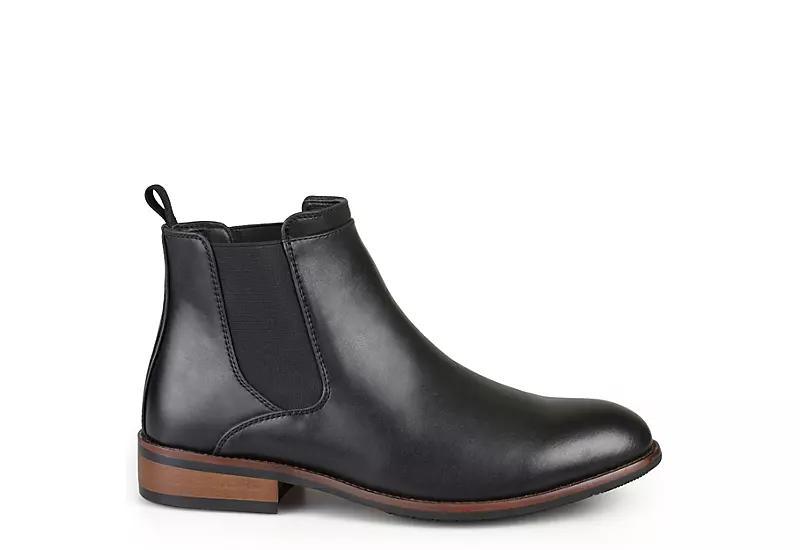 Vance Co. Landon Mens Chelsea Boots Blue Product Image