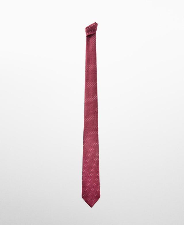 MANGO MAN - Tie with polka-dot print - One size - Men Product Image