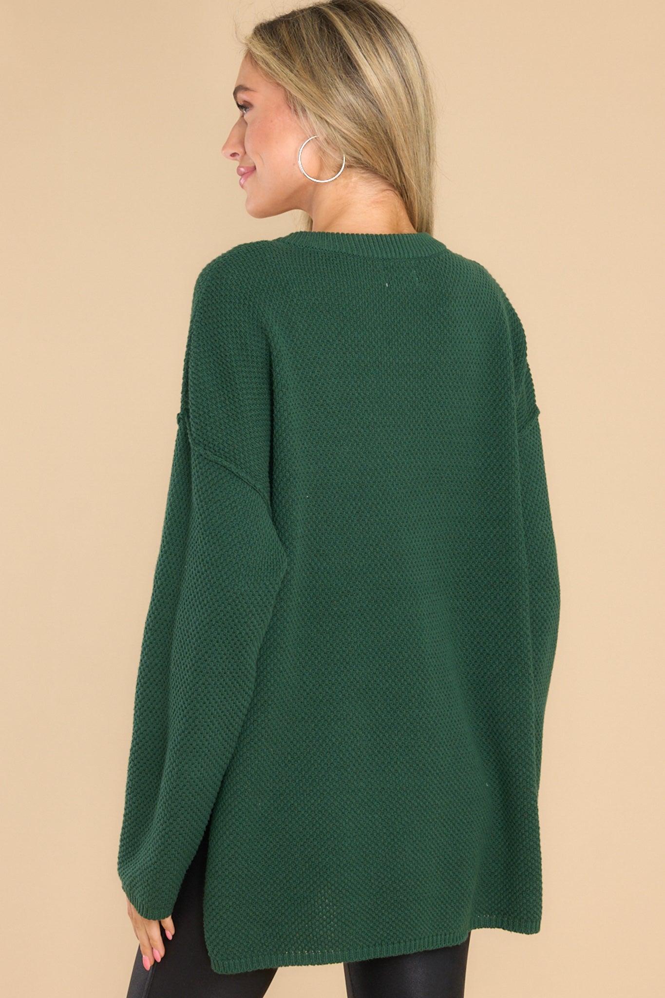 Fireside Chic Green Sweater Product Image