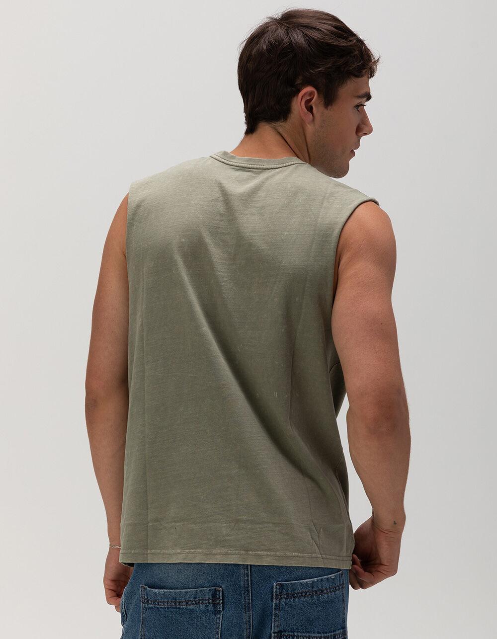 RSQ Mens Acid Wash Muscle Tee Product Image