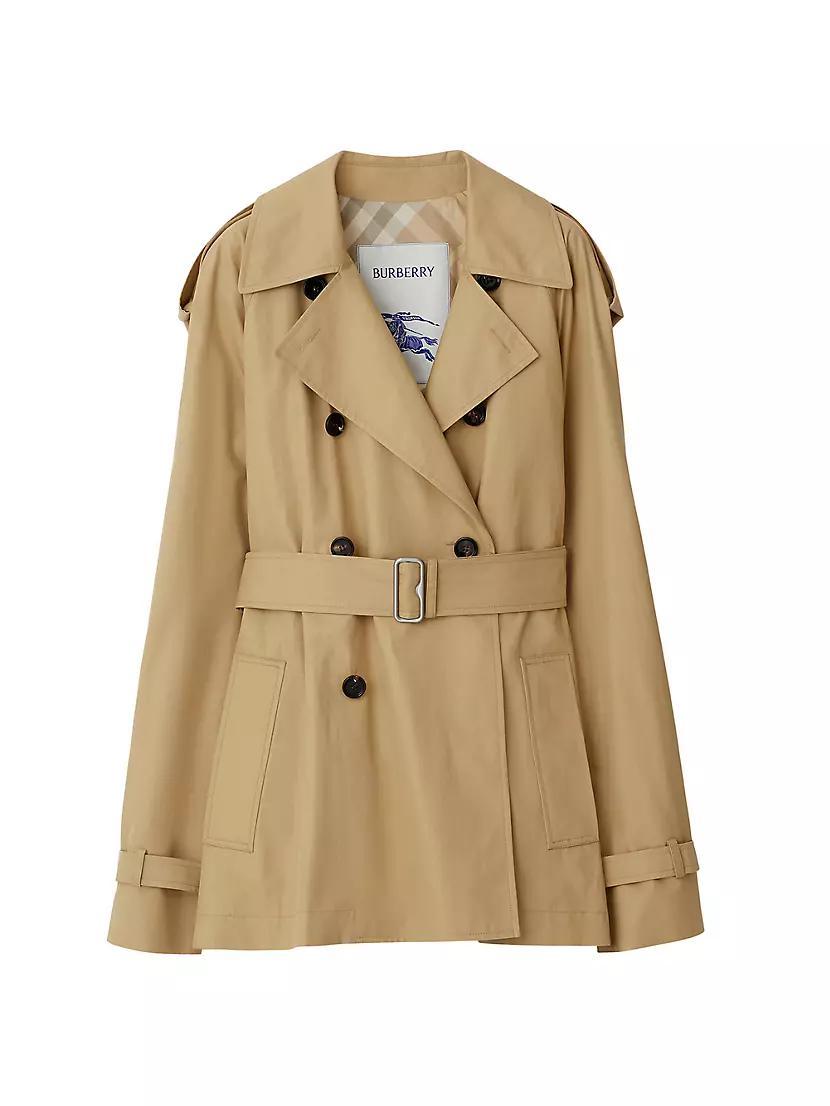 Cotton Gabardine Double-Breasted Trench Coat product image