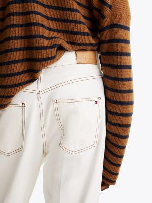 Contrast Stitch Relaxed Bootcut Jean Product Image