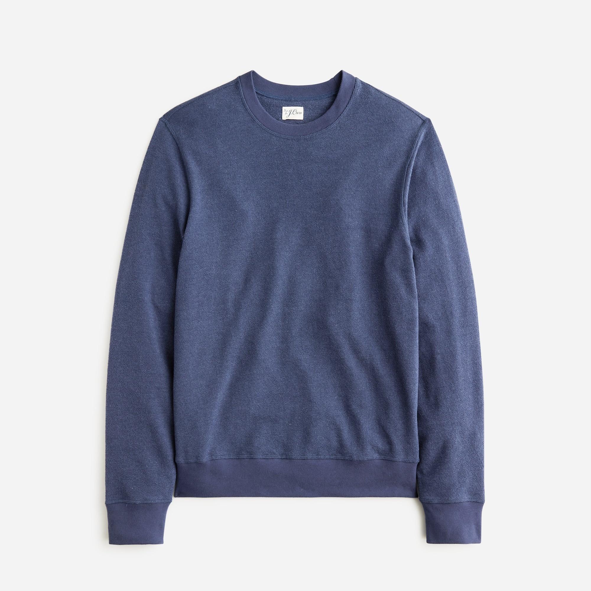 Long-sleeve textured sweater-tee Product Image