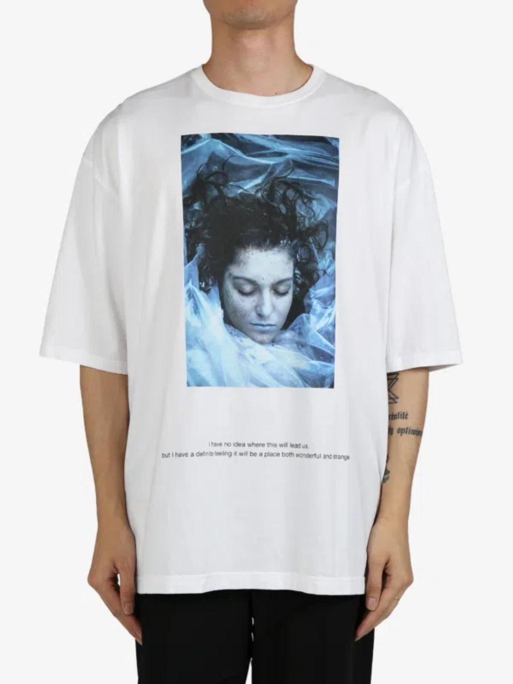 UNDERCOVER Wide T-shirt In White Product Image