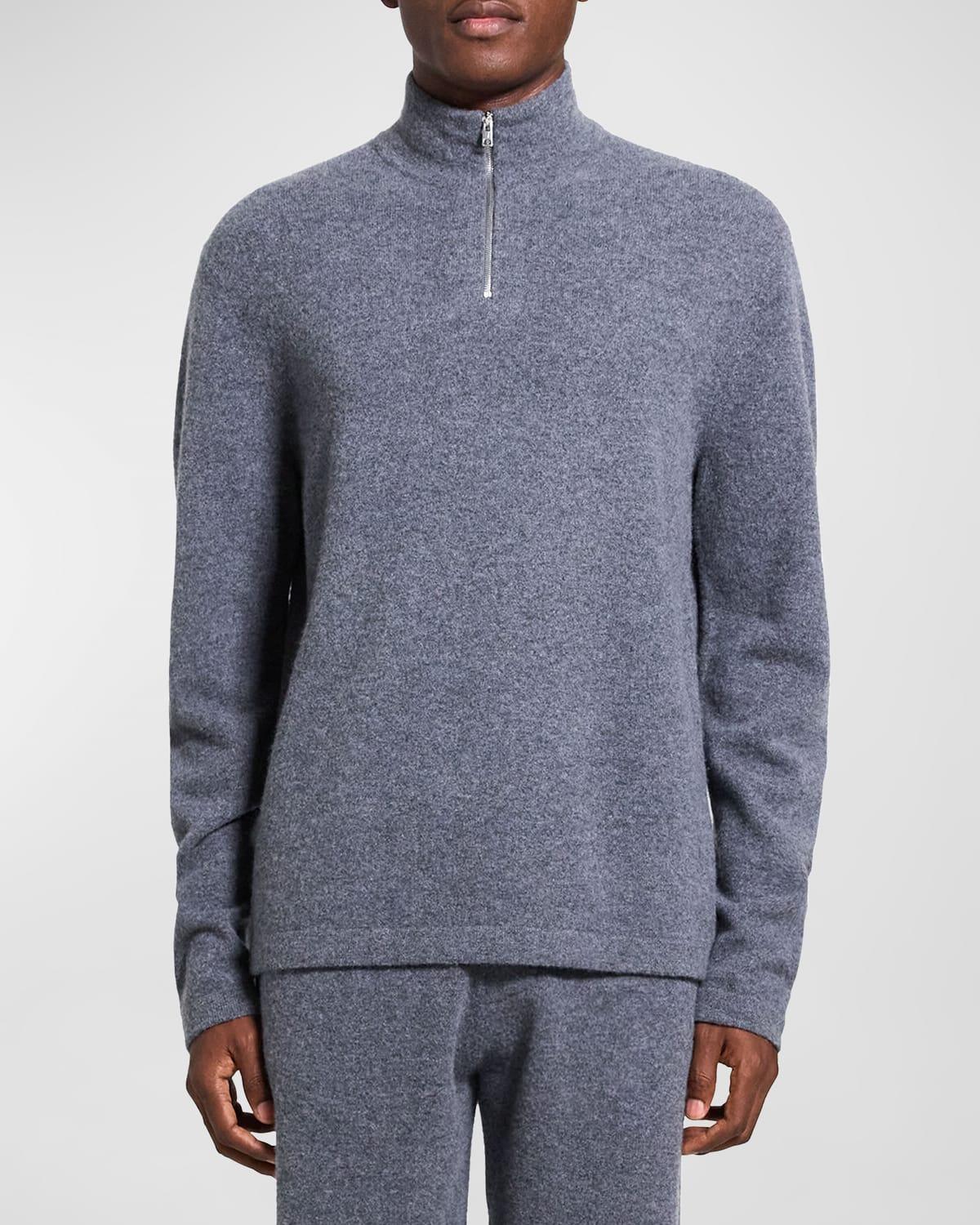 Theory Geder Quarter Zip Wool Sweater Product Image