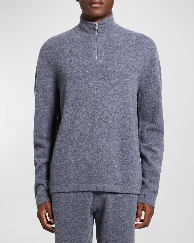 Theory Geder Quarter Zip Wool Sweater Product Image