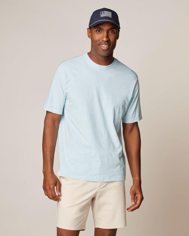 johnnie-O Heathered Spencer Cotton T-Shirt Product Image