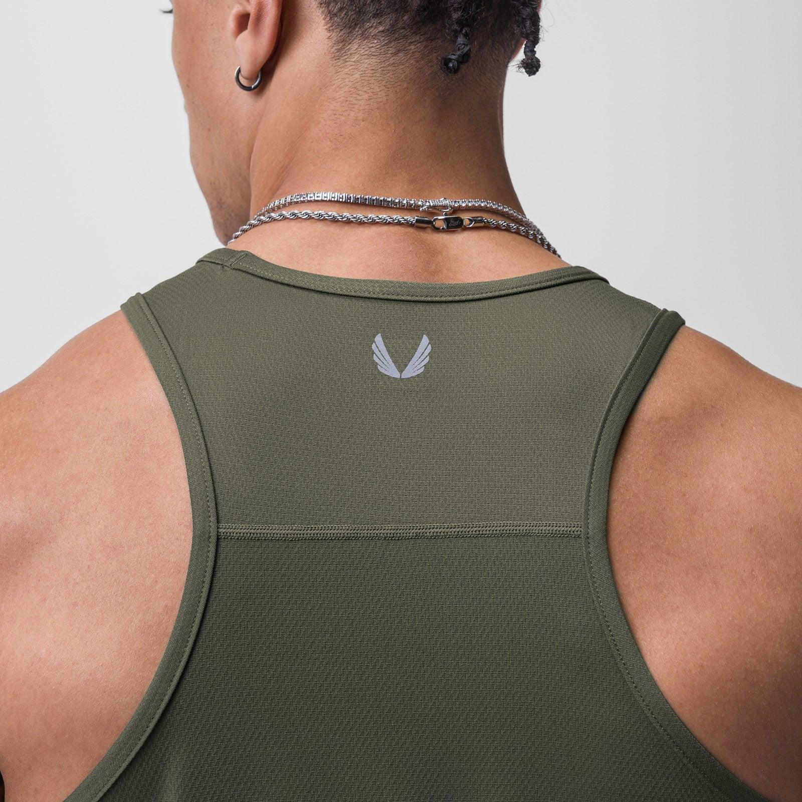 0754. AeroSilver® Training Singlet - Olive Product Image